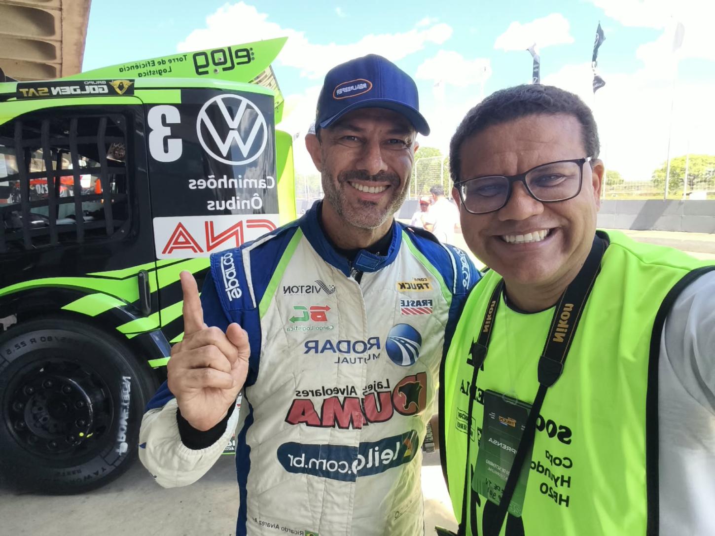 Emoções e entrevistas Copa Truck realizado em Curvelo